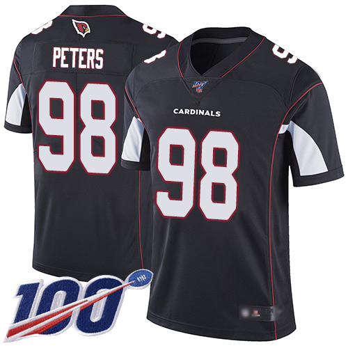 Arizona Cardinals Limited Black Men Corey Peters Alternate Jersey NFL Football #98 100th Season Vapor Untouchable